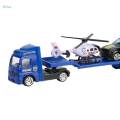 1/64 Scale Tow Truck Pull Back Truck Educational Toys Crane Trailer Tow Truck Toy for Children. 