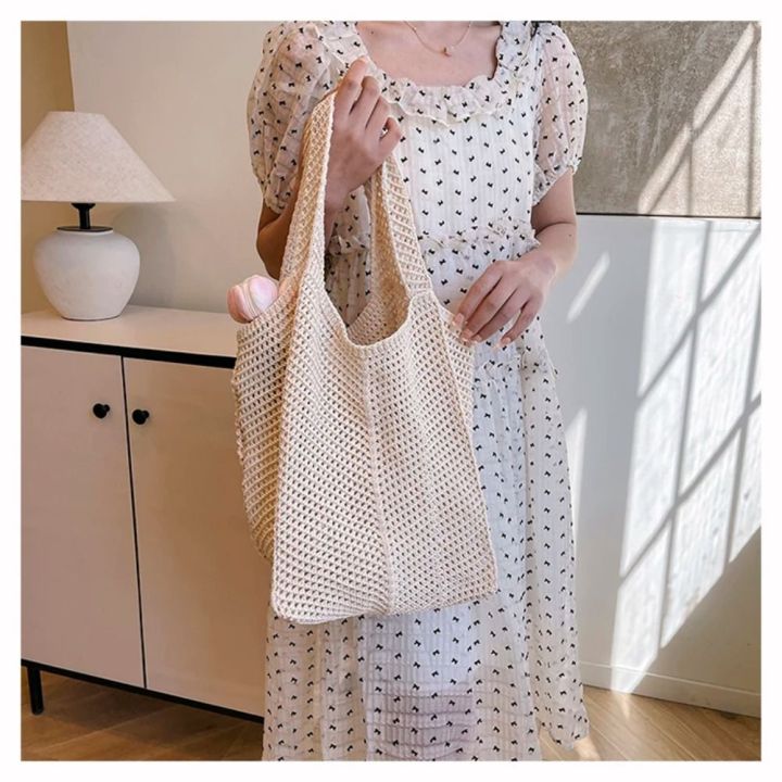 Fashion%20Solid%20Color%20Knitting%20Shoulder%20Bag%20Hollow%20Out%20Large%20Capacity%20Bohemian%20Crochet%20Tote%20Bag%20Elegant%20Versatile%20Casual%20Woven%20Handbag%20Beach%20-%20Image%205
