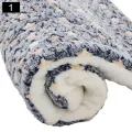 Pet Dog Cat Star Paws Bed Mat Soft Fleece Blanket Warm Sleeping Cushion Mattress. 
