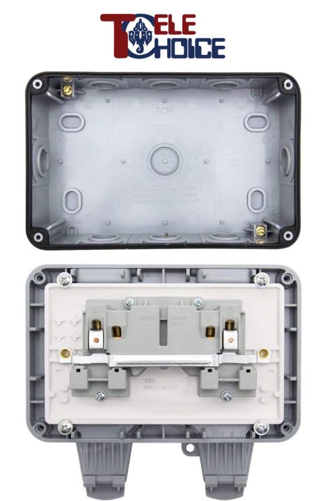 Double Waterproof Weatherproof Outdoor IP66 MD-HWD4102 Modi 13A ...