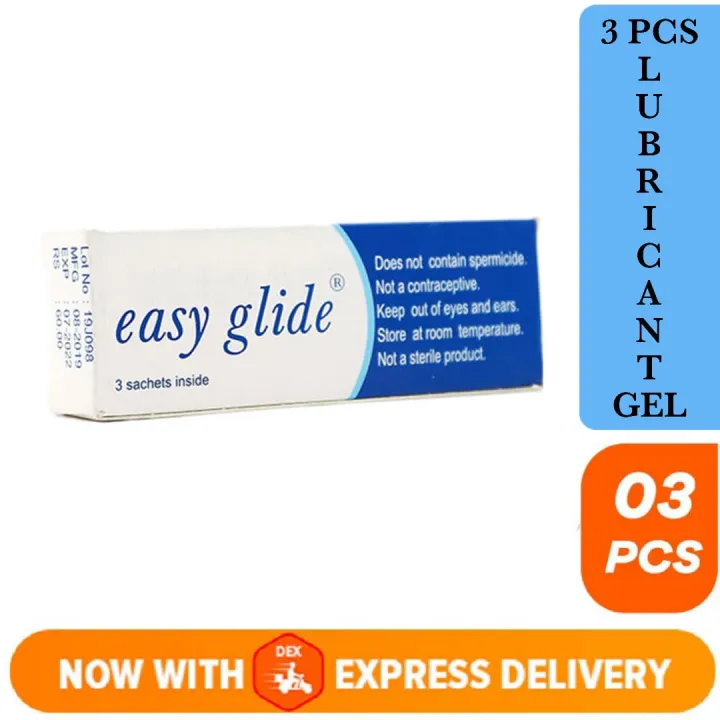 Easy Glide Lubricating Gel 4g x 3 sachets Lubricating Gel