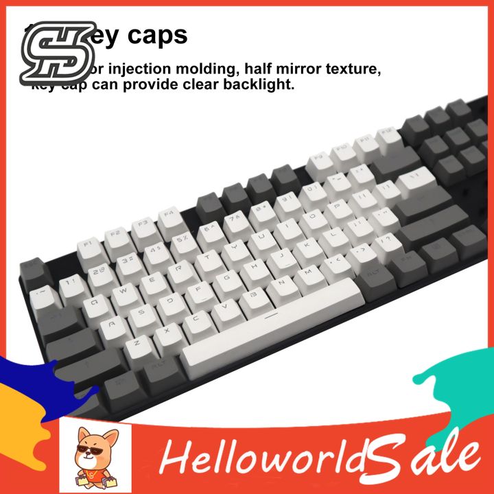 HelloWorld%20104Pcs%20TPE%20OEM%20Dual%20Colors%20Backlight%20Key%20Caps%20Keycaps%20Replacement%20Mechanical%20Keyboard%20Accessory%20-%20Image%205