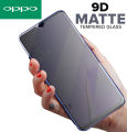 Oppo A12 Stylish Full Cover Matte Texture Tempered Glass non Shining Screen Protector Frosted Glass. 