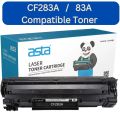 83A CF283A Black Replacement Toner Cartridge |for HP Laserjet Pro MFP M125nw M201dw M225dw M201n M125a M127fn M127fw Printers. 