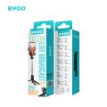 BWOO BO-ZP13 Wireless Bluetooth Remote Control Selfie Stick Mobile Phone Tripod Stand Holder Black. 