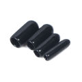 200pcs Rubber Round End Cap Cover For Pipe Screw Thread Protector Push-fit Caps Diy Headband Accessories. 