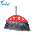 INDOOR BROOM KINGFISHER WITH 120CM PLASTIC COATED METAL HANDLE - FEATHER BRAND. 