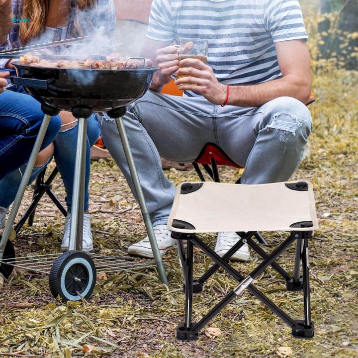 Folding Stool Seat Easy to Carry Compact Chair Footrest Chair