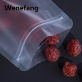 Wenefang zip lock bags Flat Translucent Frosted Plastic Storage Zip Lock Bag Food Nut Snack Cereal Scented Tea Candy Gift Heat Sealing Package PouchesShipping Bags. 