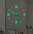 3D Mirror Wall Clock Modern Design Creative Acrylic Quartz Wall Clocks Stickers 40x40 / 50x50 / 40x120. 