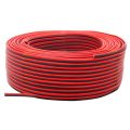 2Pin Wire 100M 22AWG 12V/24V Extension Cord Red and Black 2-Wire Stranded Tinned Copper LED Light Bar Power Cord. 