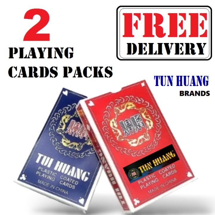 2 Poker Card packs,   / 2 Playing Cards Packs ,   , Playing Cards with Plastic coated