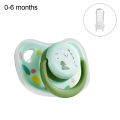 SF 1Pc Silicone Baby Pacifier Baby Bites and Chewable Products Comfortable Nipple Appearance for Newborns Flat Pacifier. 