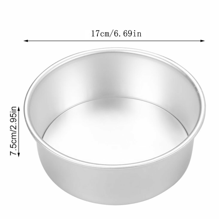 Tin Pan Reusable Circular Bottom Movable 5/6/8 Inch Cake Mould Round ...