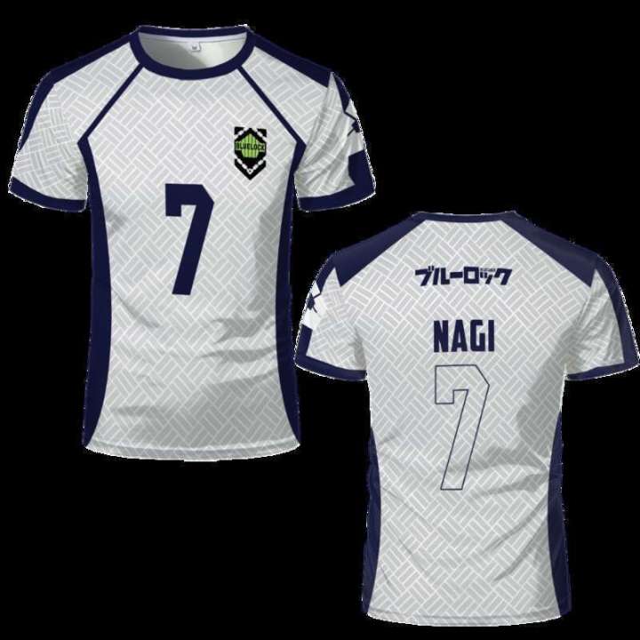 2025 Gento Anime Blue Lock T shirts 2024 Summer Unisex Bluelock Cartoon Football Training Jerseys T Shirt Adults Kids Soccer Team Uniform