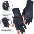 Dengfeierru 1Pair Copper Arthritis Gloves for Hand Pain Relief, Rheumatoid Fashion Osteoarthritis, Swelling, Carpal Tunnel, Compression Gloves. 