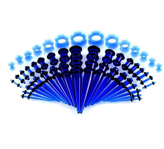 bellylady Fancyqube Ear Stretching Kit 50Pieces Ear Gauges