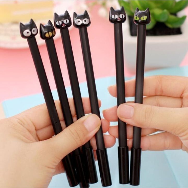 4Pcs/Set%20Cute%20PVC%20Signature%20Pen%20Quick-Drying%20Cartoon%20Gel%20Pen%20Writing%20Tool%20Stationery%20Neutral%20Pen%20-%20Image%203