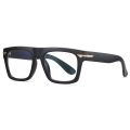 Mens Oversized Computer Glasses Thick-Rimmed Eyewear Square Frame. 
