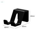 Wall Mount Gamepad Controller Stand Easily Install Durable Headphone Hanger Black. 