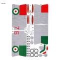 Biplane Fighter DIY Assemble Toys, 3D Fighter Paper Model , Papercraft Building Blocks, 1:33 Scale Airplane Kits. 