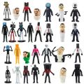 Skibidi Toilet Model Toy Figure Set Home Desktop Decoration Game Character Doll Fans Collectible Items Kids Adults Gift. 
