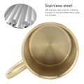 Coffee Mug 304 Stainless Steel Coffee Cup Large Capacity Double Wall Insulate HG. 
