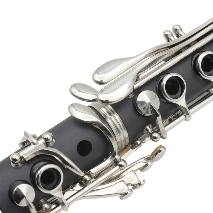 SLADE%20Bb%20Clarinet%2017%20Keys%20Bakelite%20Wooden%20Professional%20Woodwind%20Instrument%20Tenor%20Clarinet%20With%20Box%20-%20Image%204