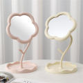 High-Definition Makeup Mirror Reflective Sunflower Shaped Desktop Dressing Mirror Cute Detachable Sunflower Mirror for Home Decor  Image Versatile Space Saving Gift-Ready Vanity Accessory Bedroom. 