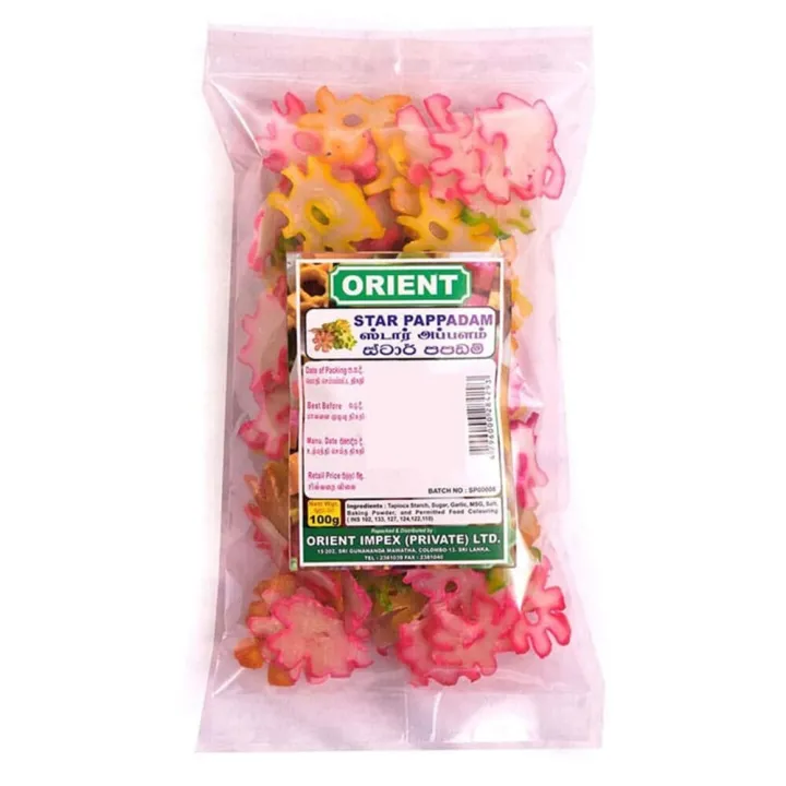 Orient Star Papadam 100g