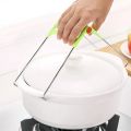 Foldable Stainless Hot Bowl Clip Pot Dish Gripper Holder Steamer Lifter Picker Heat Plate Anti-Hot Clamp Tongs Claw Kitchen Tool. 