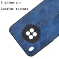 (stock available) For Huawei Y9a Shockproof Sewing Cow Pattern Skin PC + PU + TPU Case. 