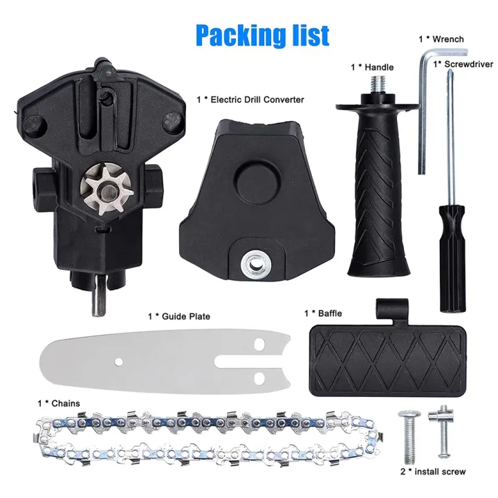 Electric%20Drill%20Converter%20Into%20Electric%20Saw%20with%204%20Inch%20Chain%20Mini%20Handheld%20Chain%20Saw%20Conversion%20Bracket%20Black%20-%20Image%204