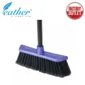 KITCHEN BROOM / TERRACE BROOM / CARPET BROOM 7 ROWS OF SHORT BRISTLE WITH 120CM METAL HANDLE. 