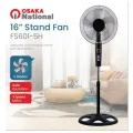 Speed 16 Inch Stand Fan 5 Blade. 