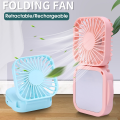 Portable USB Mini Fan- Handheld Cooling Fan Rechargeable Electric Fan, Handheld Fan With Phone Stand- Office household Desk Mini Fan TM. 