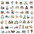 20/40pcs Travelling Stickers Hiking Picnic Explore Watercolor Stickers for Laptop Scrapbook Journal Kids Girls Boys Stickers. 