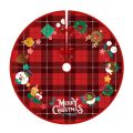 Christmas Tree Skirt Outdoor Xmas Floor Mat Cover Home Decoration, H. 