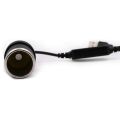 USB A Male to 12V Car Lighter Socket Female Converter Cable 2-Pack. 
