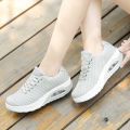 【Miga Plaza】Women Causal Shoes Shake Sneaker Lady Sport Shoes Korean Thick Sole Printing Lace-up Shoes Kasut Perempuan. 