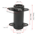 Axle Bearing Carrier Rear Axle Bearing Carrier Hub High Strength ATV Axle Bearing Carrier for 110cc to 200cc Quad Go Karts Bike. 