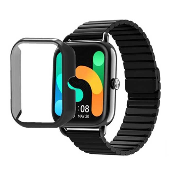 The New For Haylou RS4/RS4 plus Smart Watch Case PC+Tempered Glass Screen Protector Full Cover Bumper Cases for Women Men Watch