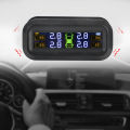 Tire Pressure Monitoring System Temperature Digital Manomet Car Tyre Pressure Solar TPMS. 
