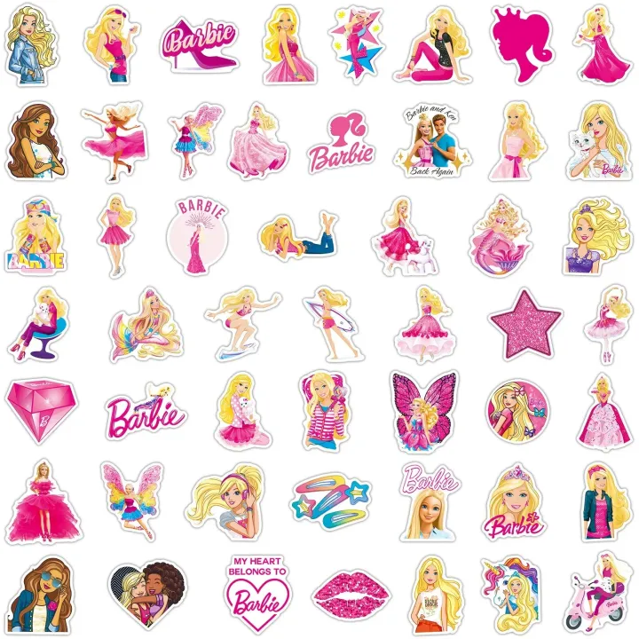 50Pcs%20Cartoon%20Anime%20Princess%20Barbie%20Stickers%20for%20Scrapbooking%20Laptop%20DIY%20Notebook%20Phone%20Case%20Waterproof%20Decor%20Sticker%20Girl%20-%20Image%204