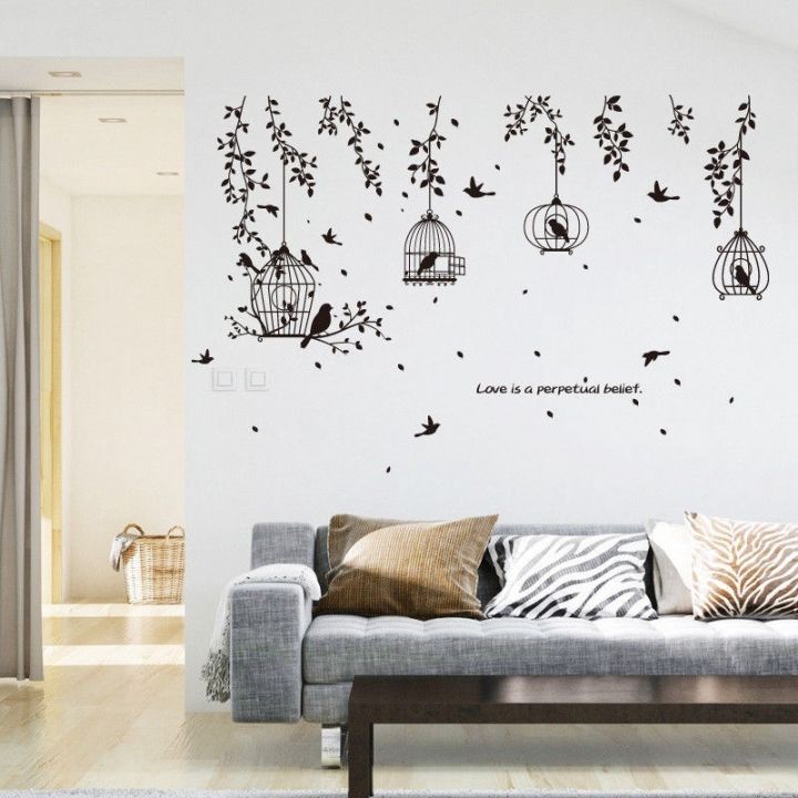 Butterfly%20Bird%20sticker%20plants%20room%20wallpaper%20bedroom%20nursery%20window%20decor%20-%20Image%205
