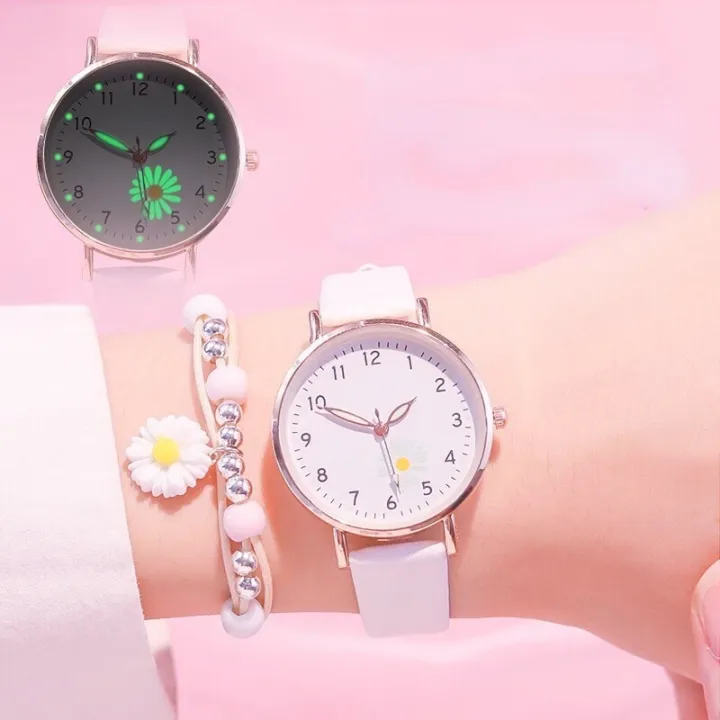 Women%20Fashion%20Casual%20Leather%20Belt%20Small%20Daisies%20Watches%20/Simple%20Ladies%20Dress%20Small%20Dial%20Quartz%20Clock%20Watches%20-%20Image%204