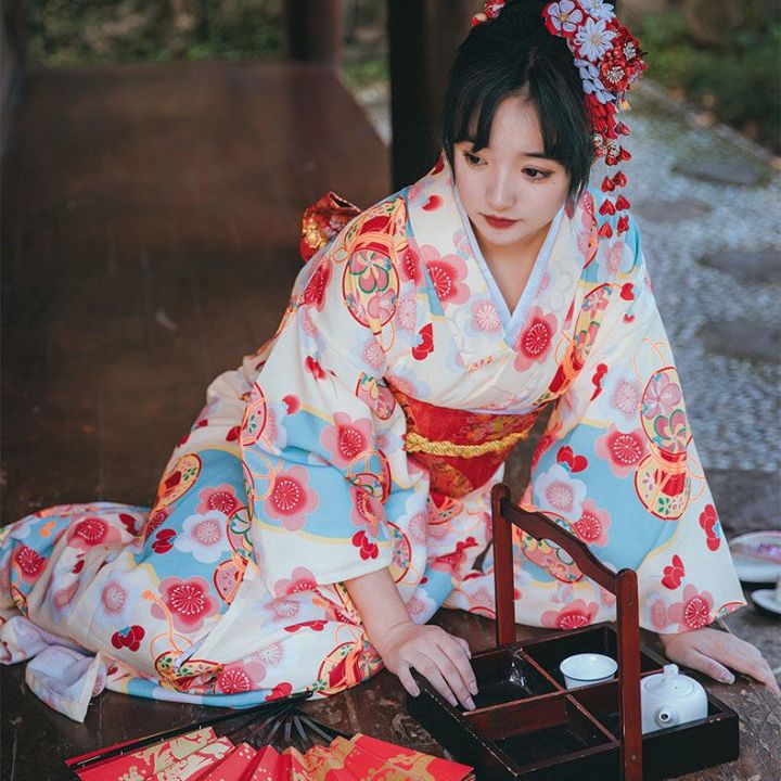 Kimono%20Improved%20Women's%20Japanese%20Formal%20Wear%20Traditional%20Women's%20Clothing%20Photography%20Bathrobe%20Japanese%20God%20Ming%20Girl%20Japanese%20Summer%20Photography%20Clothes%20-%20Image%208