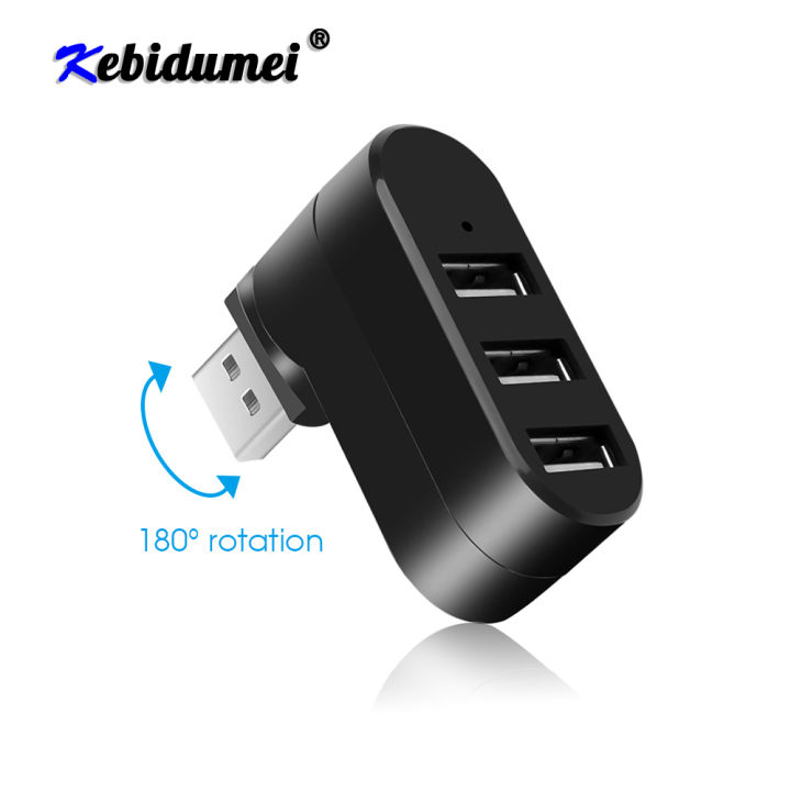 Usb Rotating Adapter Robotics 【EleganceWorld】Hot USB Hubs 3 Ports USB 2.0 Hub Mini Rotate Splitter ...