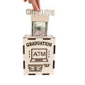2025 Graduation Money Gift Wood Money Box For Cash Gift Money Pull Box Gift 2025 Grad Suprise Graduation Money Holder For Cash. 