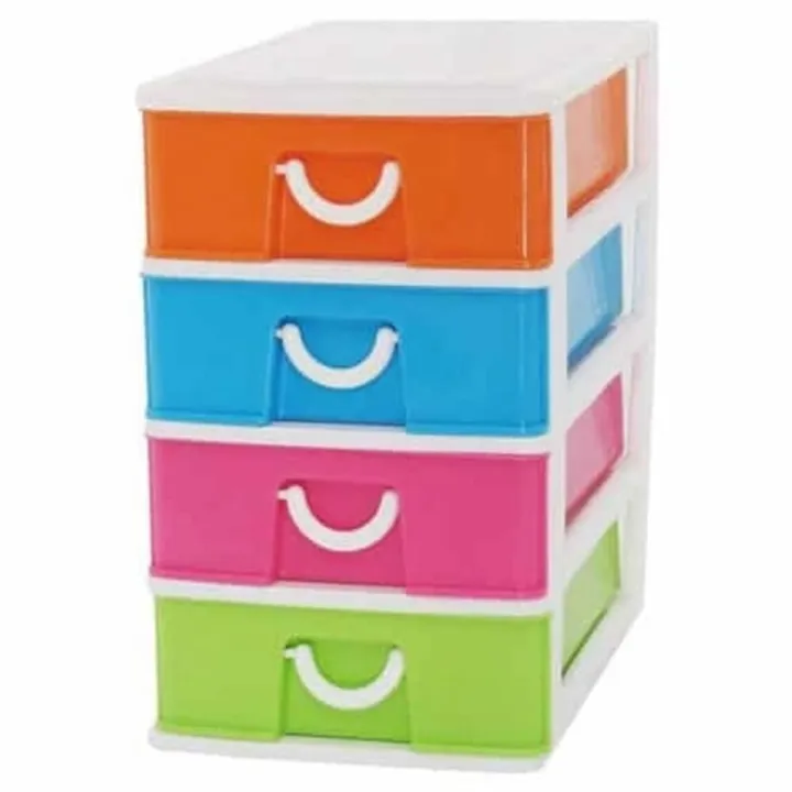 Compact%204-Drawer%20SS%20Plastic%20Drawer%20Storage%20Organizer%20-%20Versatile%20Chest%20for%20Efficiently%20Storing%20and%20Organizing%20Small%20Items%20in%20Any%20Room%20-%20Image%205